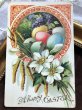 画像2: ▼SALE 500▼　Postcard 　イースター　お花と卵 (2)