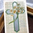 画像1: Postcard 　イースター　デイジーのお花と十字架 (1)