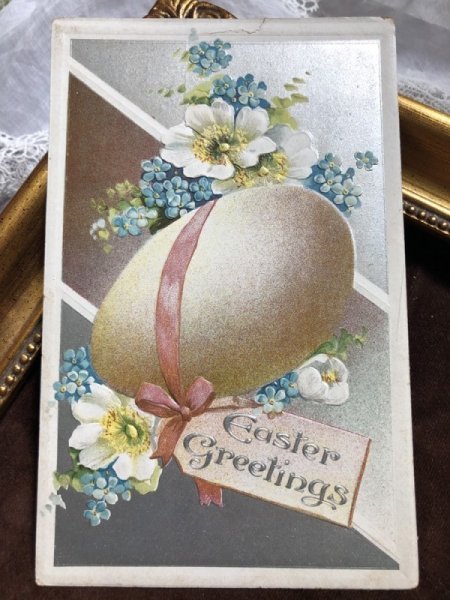 画像2: Postcard  イースター お花と卵  (2)