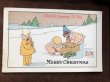 画像2: Postcard　クリスマス　小さな可愛い道化師さんと逃げ出す子豚　Pauli Ebner ？ (2)