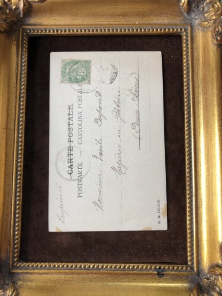 画像3: Postcard ドレスの女性 M.M.VIENNE  (3)