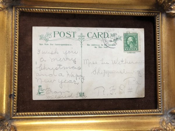 画像3: Postcard クリスマス 子豚とプレゼントを抱えた子どもたち Pauli Ebner ? (3)