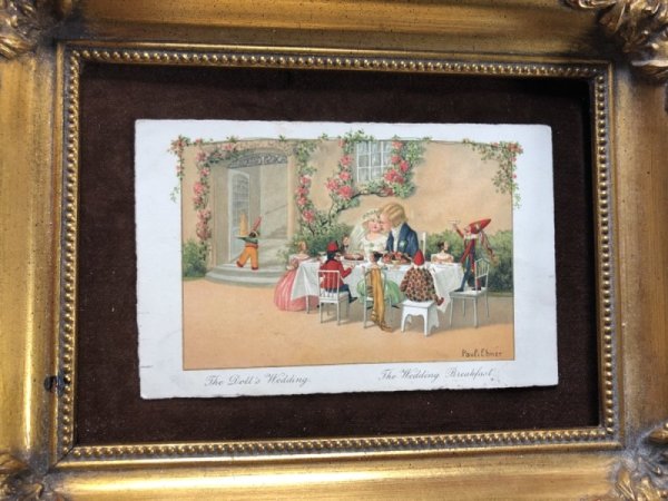 画像3: Postcard　小さな結婚式　お人形さん　Pauli Ebner　 (3)