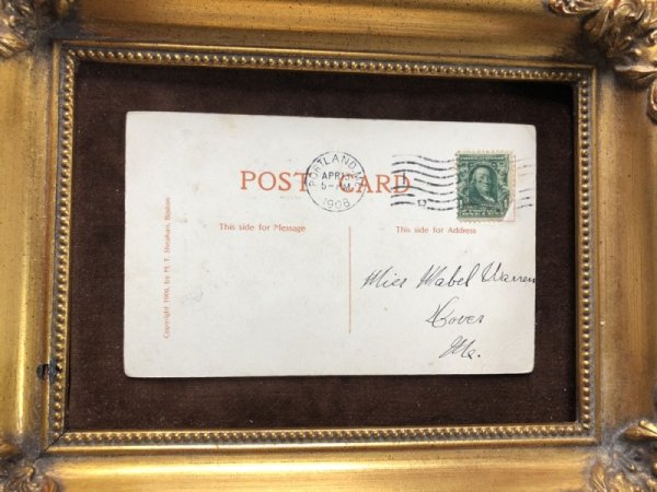 画像3: Postcard お人形さんと一緒にお祈りをするお休み前の子どもたち アメリカ1908年 (3)