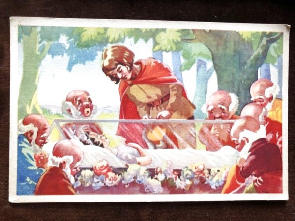 画像2: Postcard 白雪姫と七人の小人 (未使用) (2)