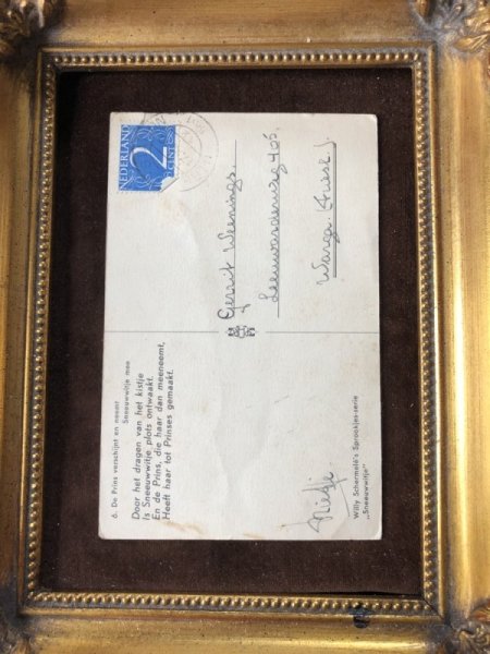 画像3: Postcard 白雪姫と七人の小人 Willy Schermele オランダ1951年 (3)