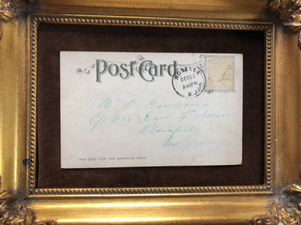 画像3: ▼SALE 500▼ Postcard  壁にトランプのダイヤの3を描く男性 (3)