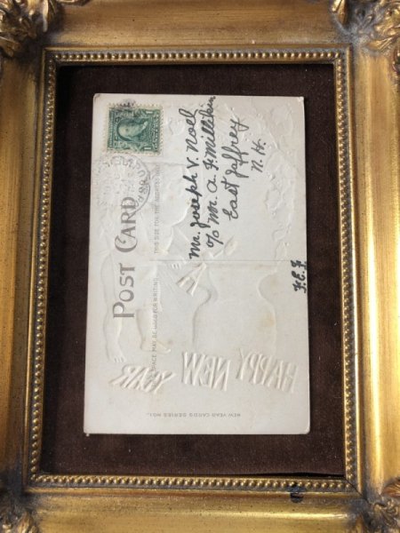 画像3: Postcard 新年祝い New Year 天使の鍛冶屋さん アメリカ1908年 (3)