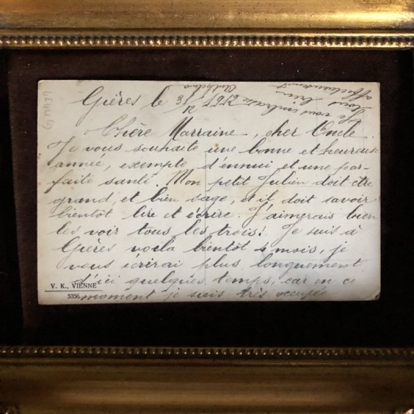 画像4: Postcard 犬と遊ぶ少女 ヤドリギ V.K.VIENNE 1912年 (4)