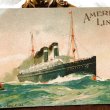 画像1: Postcard　アメリカンライン　セントポール号　船　US M.S.S St Paul　（未使用） (1)