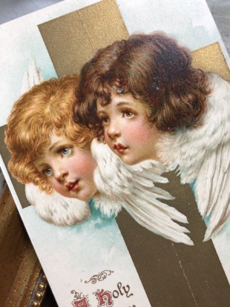 画像3: Postcard 2人の天使  Ernest Nister社 (3)