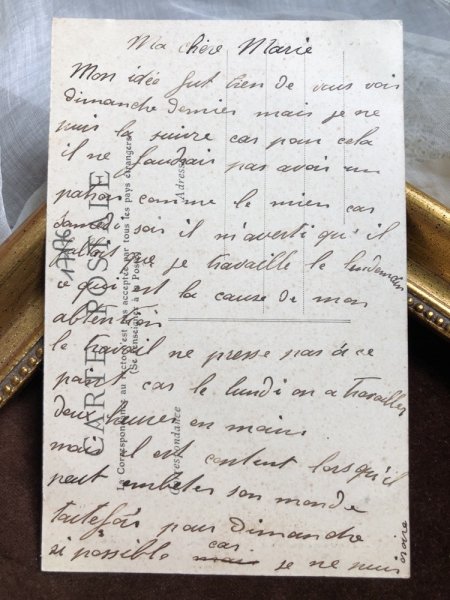 画像3: Postcard 赤ずきんちゃんと狼 フランス (3)