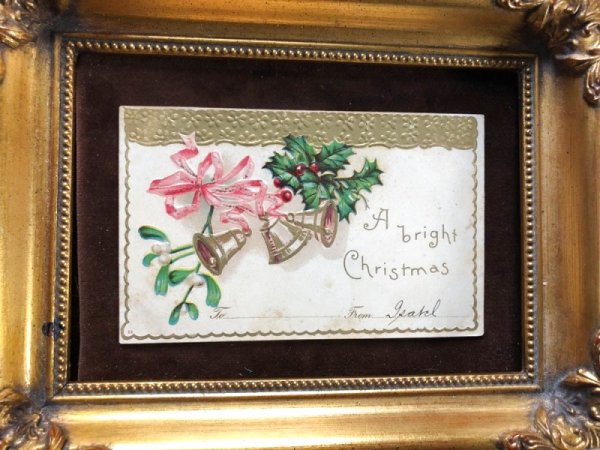 画像2: ▼SALE 500▼ Postcard ヤドリギ ホーリー ベル (2)