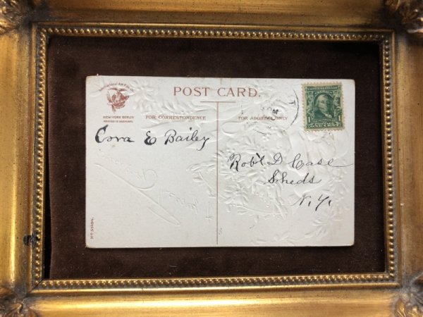 画像3: Postcard　クリスマス　ヤドリギとベル　Ellen Clapsaddle  (3)