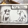 画像1: ▼SALE 500▼ Postcard　骨を売る犬（未使用） (1)