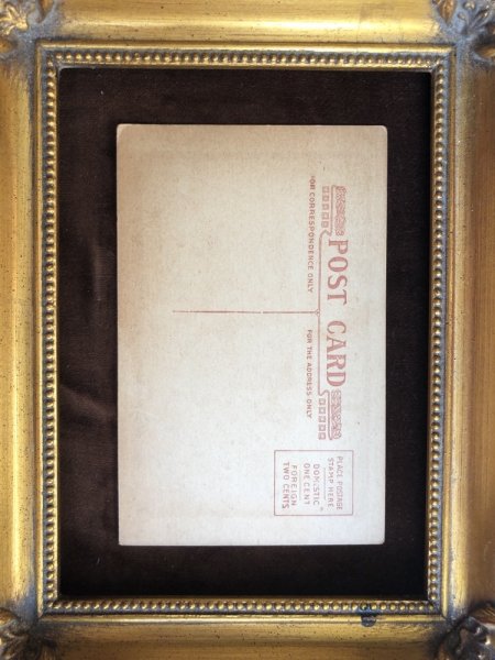 画像3: ▼SALE 500▼ Postcard 犬捕獲人と歩く犬 (未使用) (3)