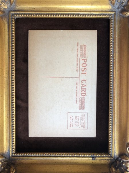 画像3: ▼SALE 500▼ Postcard 犬捕獲人と歩く犬 (未使用) (3)