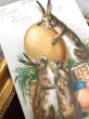 画像3: Postcard 　イースター　大きな卵とウサギさん　アメリカ1907年 (3)