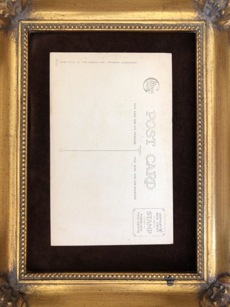 画像4: Postcard  イースター 女の子と白兎さん ウサギ (未使用) (4)