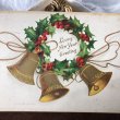 画像1: Postcard　クリスマス　ホーリーと３つのベル　Ellen Clapsaddle    (1)