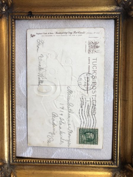 画像4: Postcard　感謝祭　サンクスギビング　自動車を運転する七面鳥 1911年 (4)