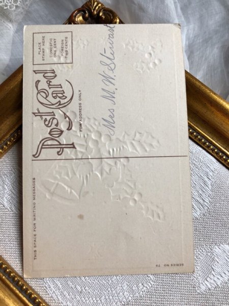画像4: ▼SALE 500▼ Postcard クリスマス ベルとホーリー (4)