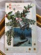 画像2: Postcard　クリスマス　ホーリーとベル　夜景　1912年 (2)