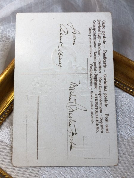 画像4: Postcard　クリスマス　キノコの中からご挨拶　ノーム妖精　 (4)