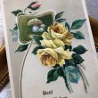 画像2: Postcard　黄色の薔薇のお花とキノコ　アメリカ1909年 (2)