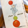 画像1: Postcard  新年祝い　サーカスの豚さん　曲芸師　1905年 (1)