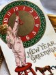 画像3: Postcard  新年祝い　大きな時計と子ども　Bernhardt Wall (3)