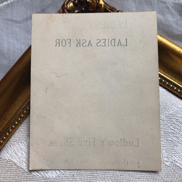 画像3: Trade card 帽子の女の子 (3)