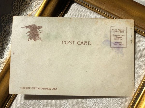 画像3: Postcard  イースター 卵のポールを持つウサギさん (3)