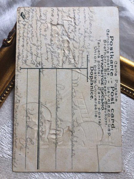 画像3: Postcard イースター 大きなニワトリとノーム妖精  (3)