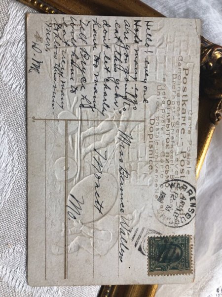 画像3: Postcard 卵を運ぶノーム妖精さん 1908年 (3)