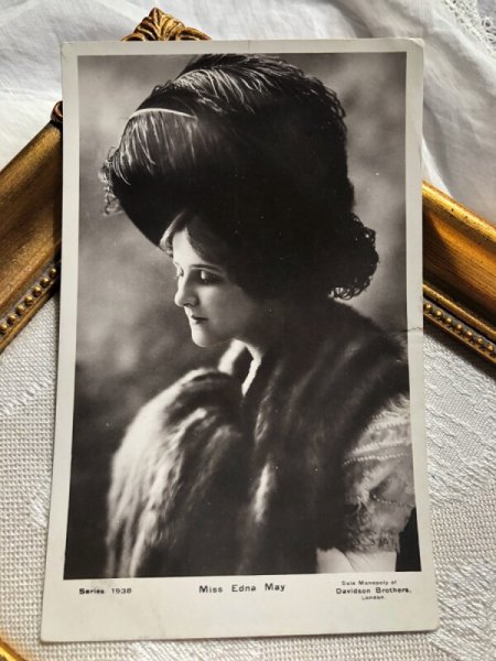 画像1: Postcard 　イギリス女優　Miss Edna May 1907年 (1)