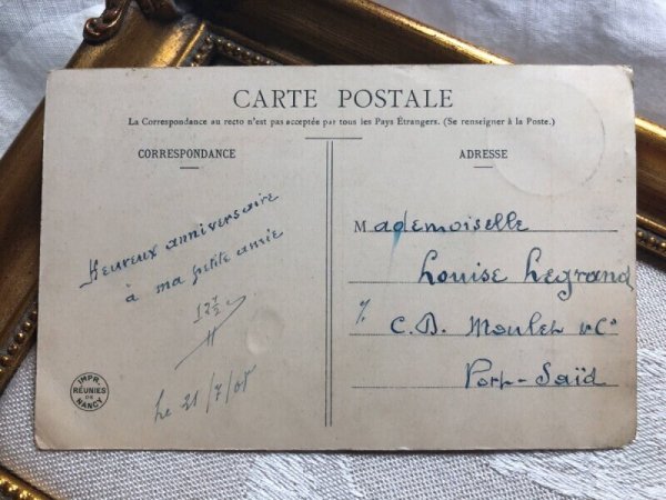 画像3: ▼SALE500▼ Postcard 薔薇のお花と女性 (3)