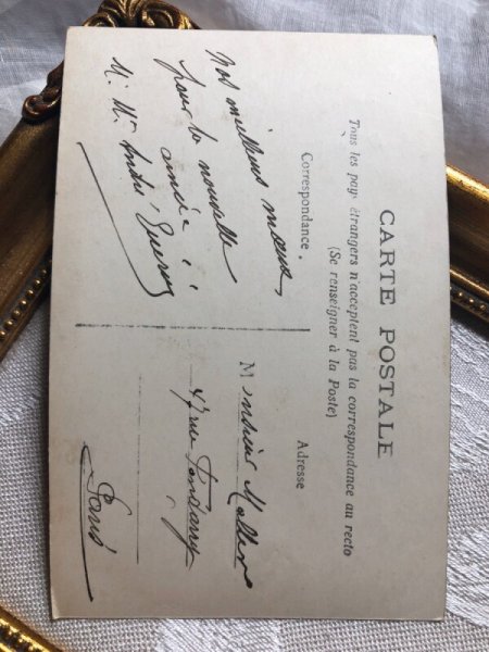 画像2: Postcard 　女性　フランス1913年 (2)