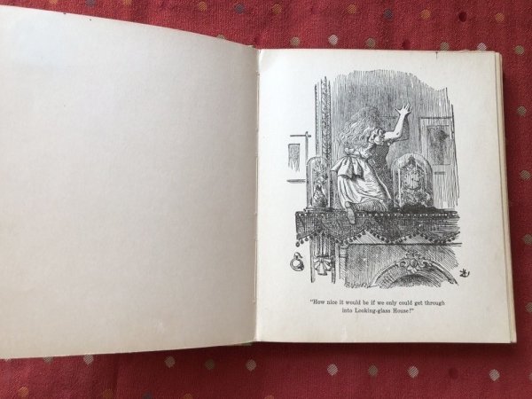 画像2: Vintage Book アンティーク本 洋書 童話 鏡の国のアリス Through the Looking-Glass (2)
