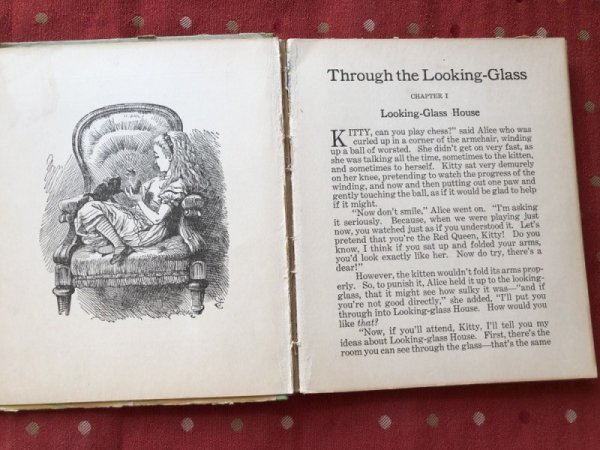 画像5: Vintage Book アンティーク本 洋書 童話 鏡の国のアリス Through the Looking-Glass (5)