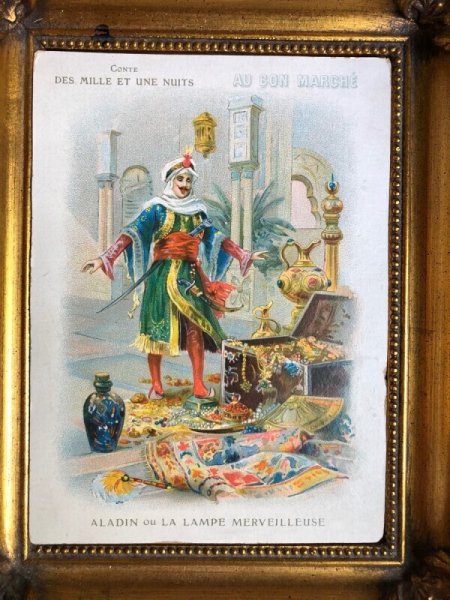 画像1: Bon Marche  　ボンマルシェカード　童話　ALADIN ou LA LAMPE MERVEILLEUSE アラジンと魔法のランプ (1)