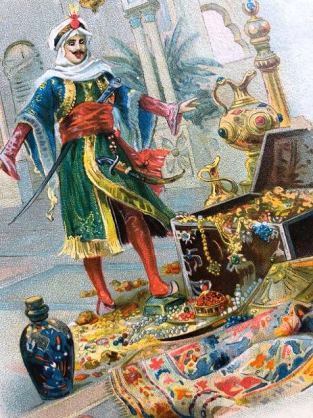 画像3: Bon Marche  　ボンマルシェカード　童話　ALADIN ou LA LAMPE MERVEILLEUSE アラジンと魔法のランプ (3)