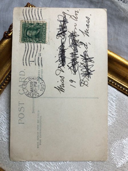 画像4: Postcard 　イースター　スミレのお花と天使　 (4)