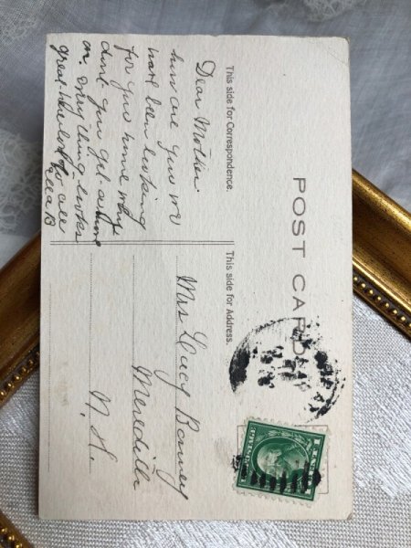 画像2: Postcard  パイプ煙草とブルドッグ犬 (2)