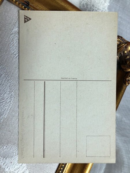 画像3: Postcard  　かわいいコクリコ　ひなげしのお花　猫　フランス童謡　（未使用） (3)