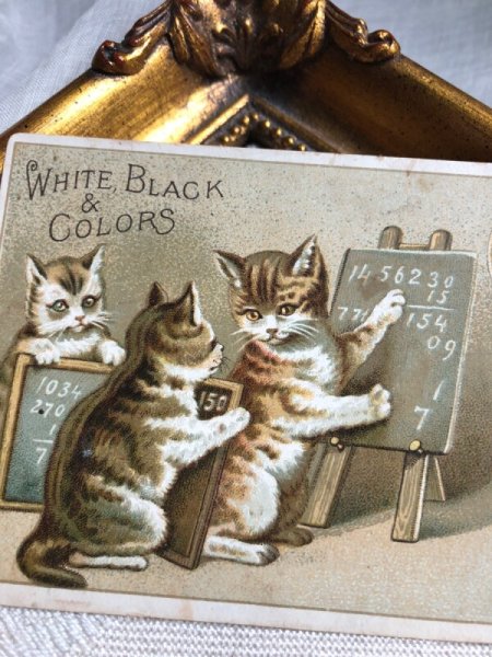 画像2: Trade card 子猫の学校 算数  (2)