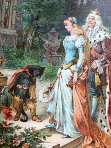 画像2: Postcard 長靴をはいた猫 Puss in Boots スウェーデン (2)