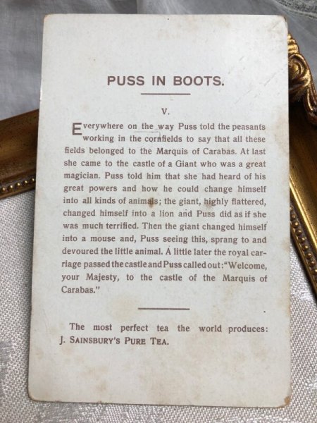 画像3: Trade card 長靴をはいた猫 Puss in Boots  (3)