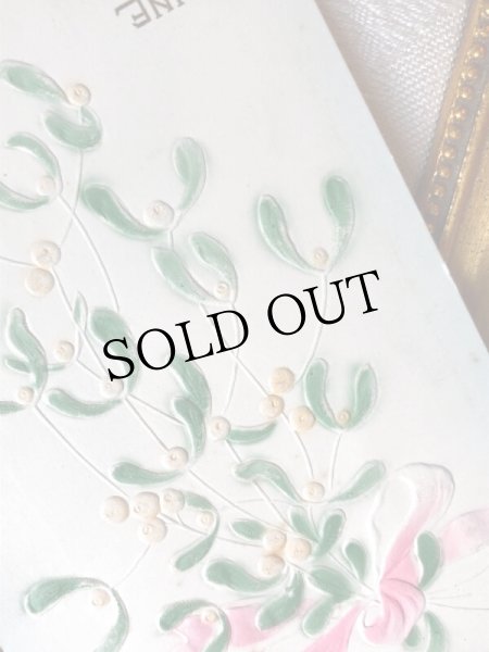 画像2: Postcard　ヤドリギ　クリスマス　新年祝い　フランス (2)