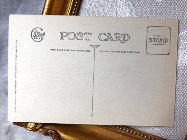 画像2: Postcard  クリスマス ヤドリギを飾るキューピーちゃん 天使 Rose O'Neil (未使用) (2)